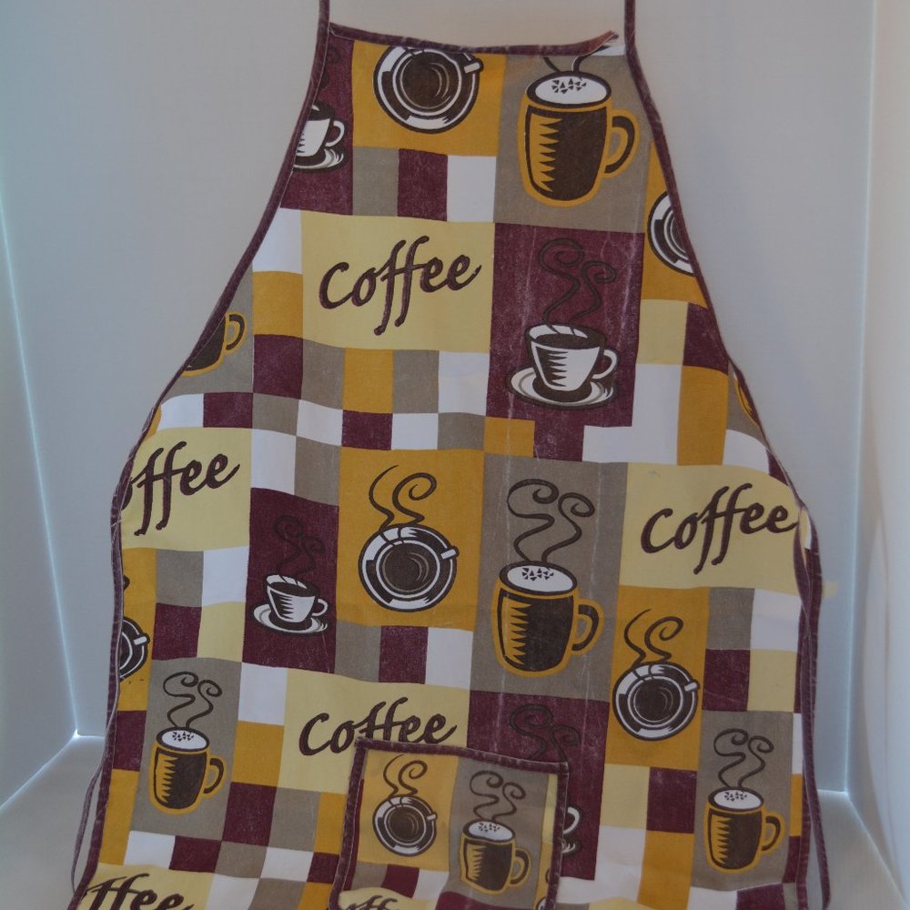 Coffee Cups Mugs Kitchen Cooking Barista Apron